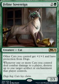 Feline Sovereign - Planeswalker symbol stamped promos