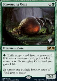 Scavenging Ooze - Planeswalker symbol stamped promos