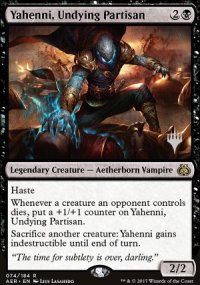 Yahenni, Undying Partisan - Planeswalker symbol stamped promos