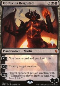 Ob Nixilis Reignited - Planeswalker symbol stamped promos