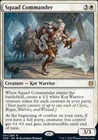 Squad Commander - Planeswalker symbol stamped promos