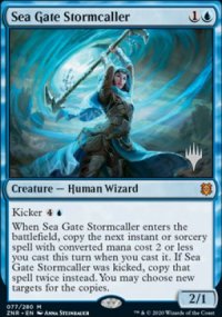 Sea Gate Stormcaller - Planeswalker symbol stamped promos