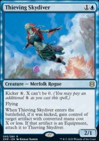 Thieving Skydiver - Planeswalker symbol stamped promos