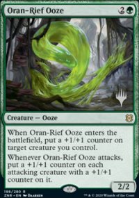 Oran-Rief Ooze - Planeswalker symbol stamped promos