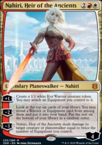 Nahiri, Heir of the Ancients - Planeswalker symbol stamped promos