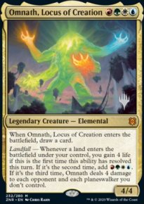 Omnath, Locus of Creation - Planeswalker symbol stamped promos