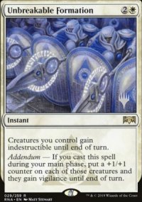 Unbreakable Formation - Planeswalker symbol stamped promos