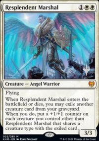 Resplendent Marshal - Planeswalker symbol stamped promos