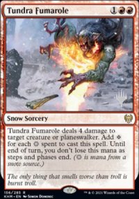 Tundra Fumarole - Planeswalker symbol stamped promos