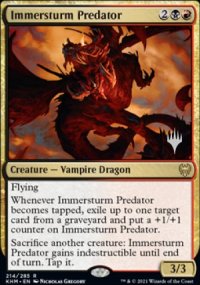 Immersturm Predator - Planeswalker symbol stamped promos