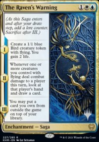 The Raven's Warning - Planeswalker symbol stamped promos