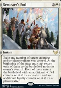 Semester's End - Planeswalker symbol stamped promos