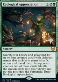 Ecological Appreciation - Planeswalker symbol stamped promos