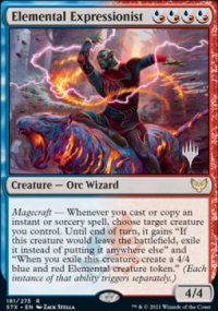 Elemental Expressionist - Planeswalker symbol stamped promos