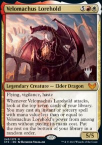 Velomachus Lorehold - Planeswalker symbol stamped promos