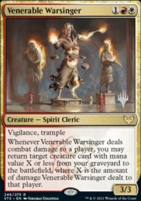 Venerable Warsinger - Planeswalker symbol stamped promos