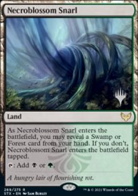 Necroblossom Snarl - Planeswalker symbol stamped promos