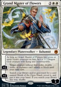 Grand Master of Flowers - Planeswalker symbol stamped promos