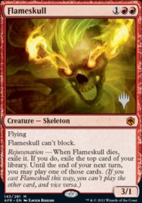 Flameskull - Planeswalker symbol stamped promos