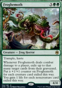 Froghemoth - Planeswalker symbol stamped promos