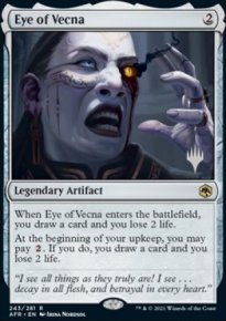 Eye of Vecna - Planeswalker symbol stamped promos