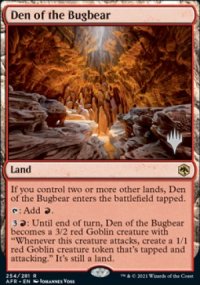 Den of the Bugbear - Planeswalker symbol stamped promos