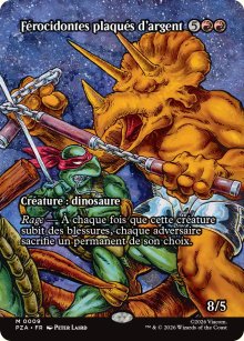 F�rocidontes plaqu�s d'argent - Teenage Mutant Ninja Turtles Source Material