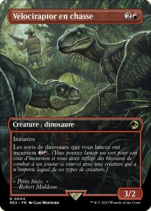 Velociraptor en chasse - 