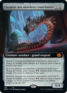 Serpent aux annelures tranchantes - 