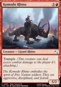 Komodo Rhino - Avatar: The Last Airbender Eternal-Legal