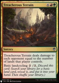 Terrain tratre - The List