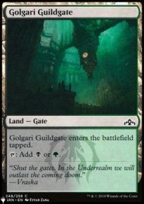 Porte de la guilde de Golgari - The List