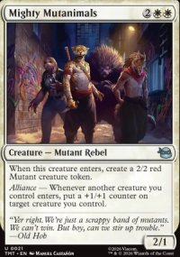 Mighty Mutanimals - Teenage Mutant Ninja Turtles