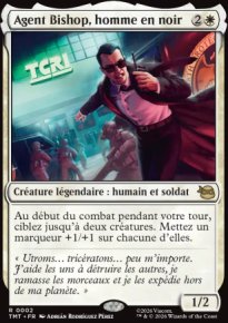 Agent Bishop, homme en noir - Teenage Mutant Ninja Turtles