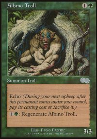 Albino Troll - Urza's Saga