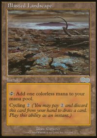 Blasted Landscape - Urza's Saga