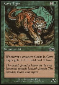 Cave Tiger - Urza's Saga