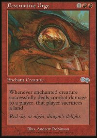 Destructive Urge - Urza's Saga