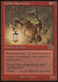 Goblin Spelunkers - Urza's Saga