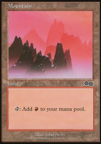 Mountain - Urza's Saga