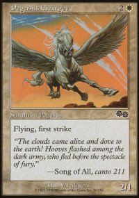 Pegasus Charger - Urza's Saga