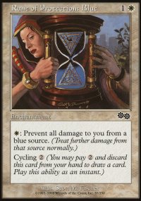 Rune de protection : Bleu - Urza's Saga