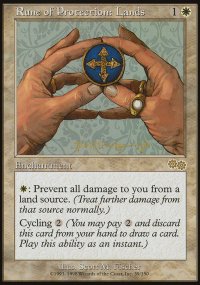 Rune of Protection: Lands - Urza's Saga