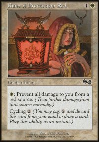 Rune de protection : Rouge - Urza's Saga