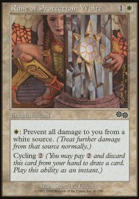 Rune of Protection: White - Urza's Saga