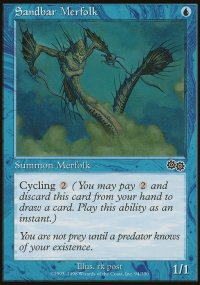 Sandbar Merfolk - Urza's Saga