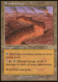 Shivan Gorge - Urza's Saga