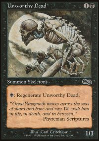 Unworthy Dead - Urza's Saga