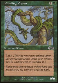 Winding Wurm - Urza's Saga