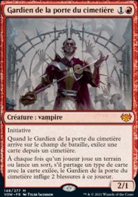 Gardien de la porte du cimetire - 